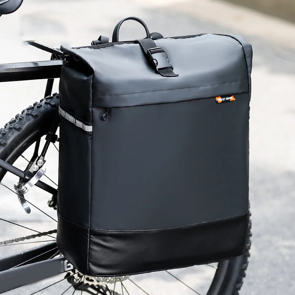 30L Reflective Bike Pannier Trunk Bag Y3111