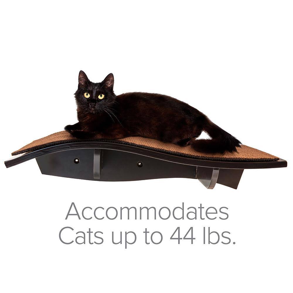 Cat Perch Wall-Mounted Wooden Shelf P187615
