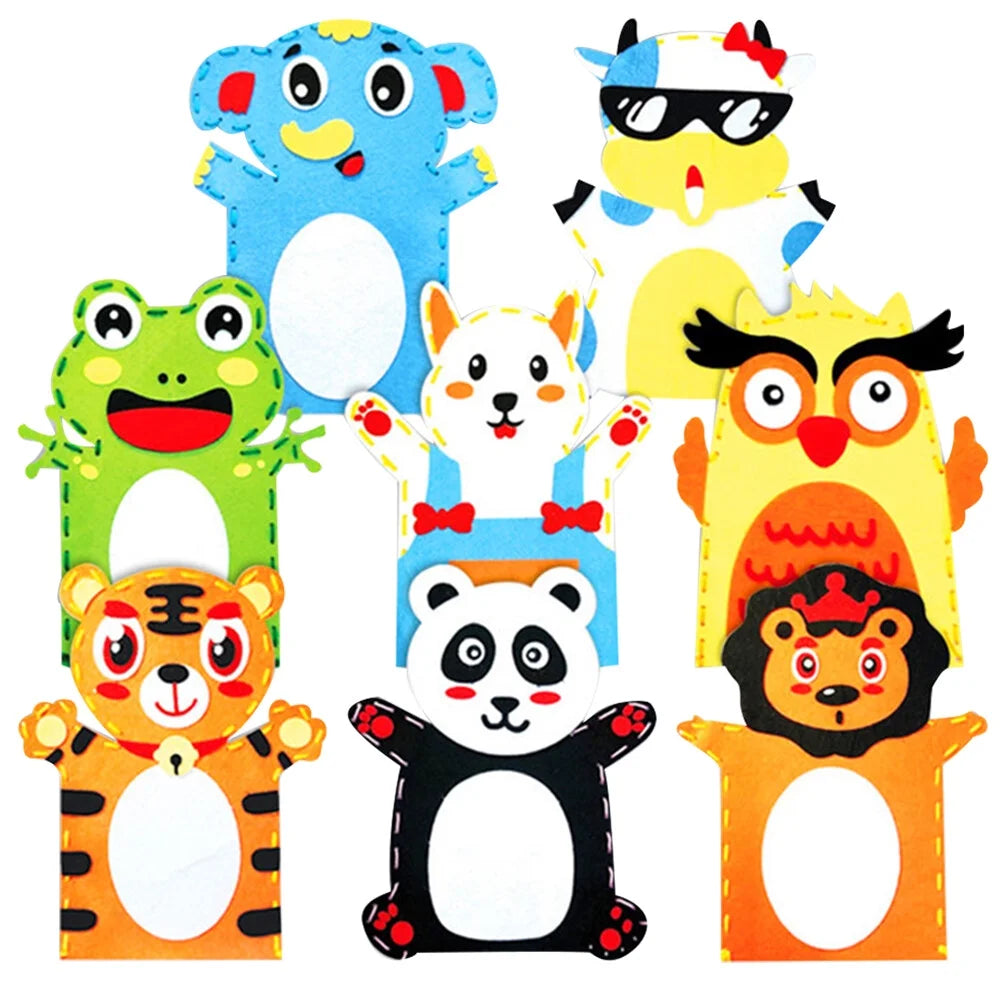 8PCS DIY Doll Making Kit Fabric Weaving Educational Toys F6013