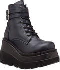 Black Vegan Leather Shoes J31584