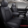 Gray Leather Seat Covers Full Set 5PCS D349250