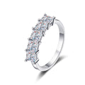 2ct Princess Cut Moissanite Engagement Ring, 925 Sterling Silver H42804