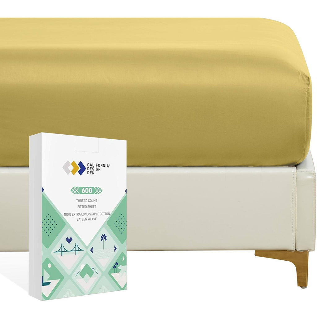Queen Fitted Sheet, 100% Cotton Sateen X963579